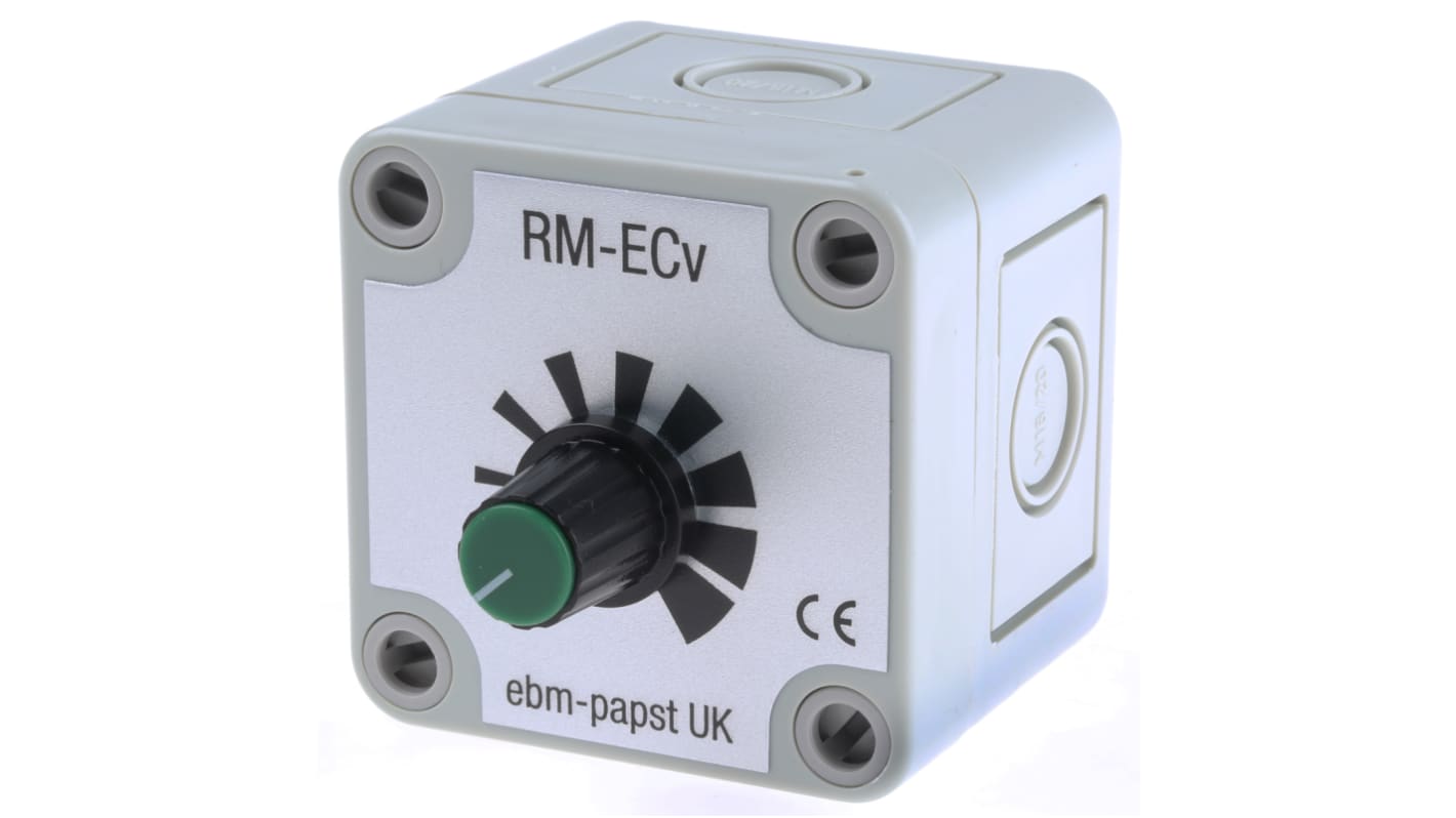 ebm-papst Fan Speed Controller for Use with ebm-papst EC Fans, 10 V dc, Infinitely Variable