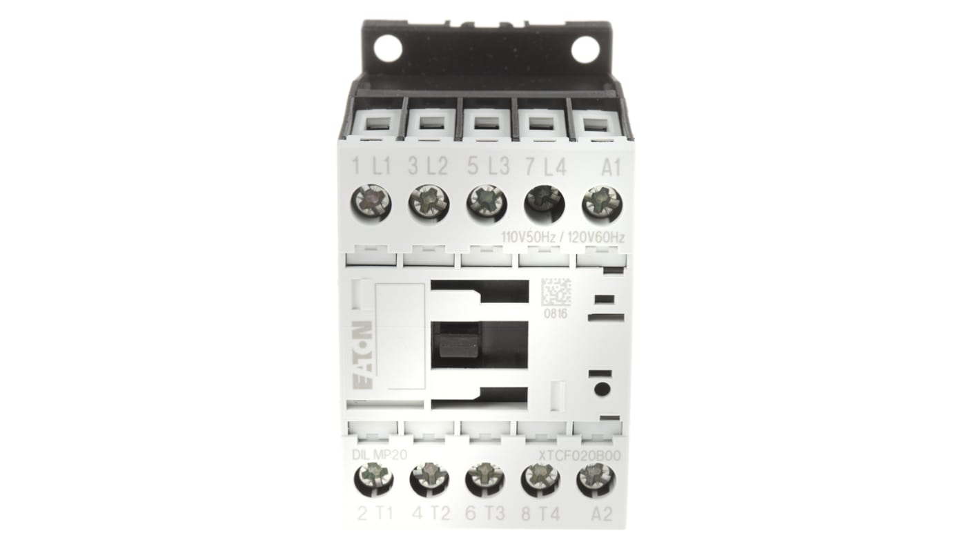 Eaton xStart Contactor, 110 V ac Coil, 4-Pole, 22 A, 5.5 kW, 4NO, 400 V ac