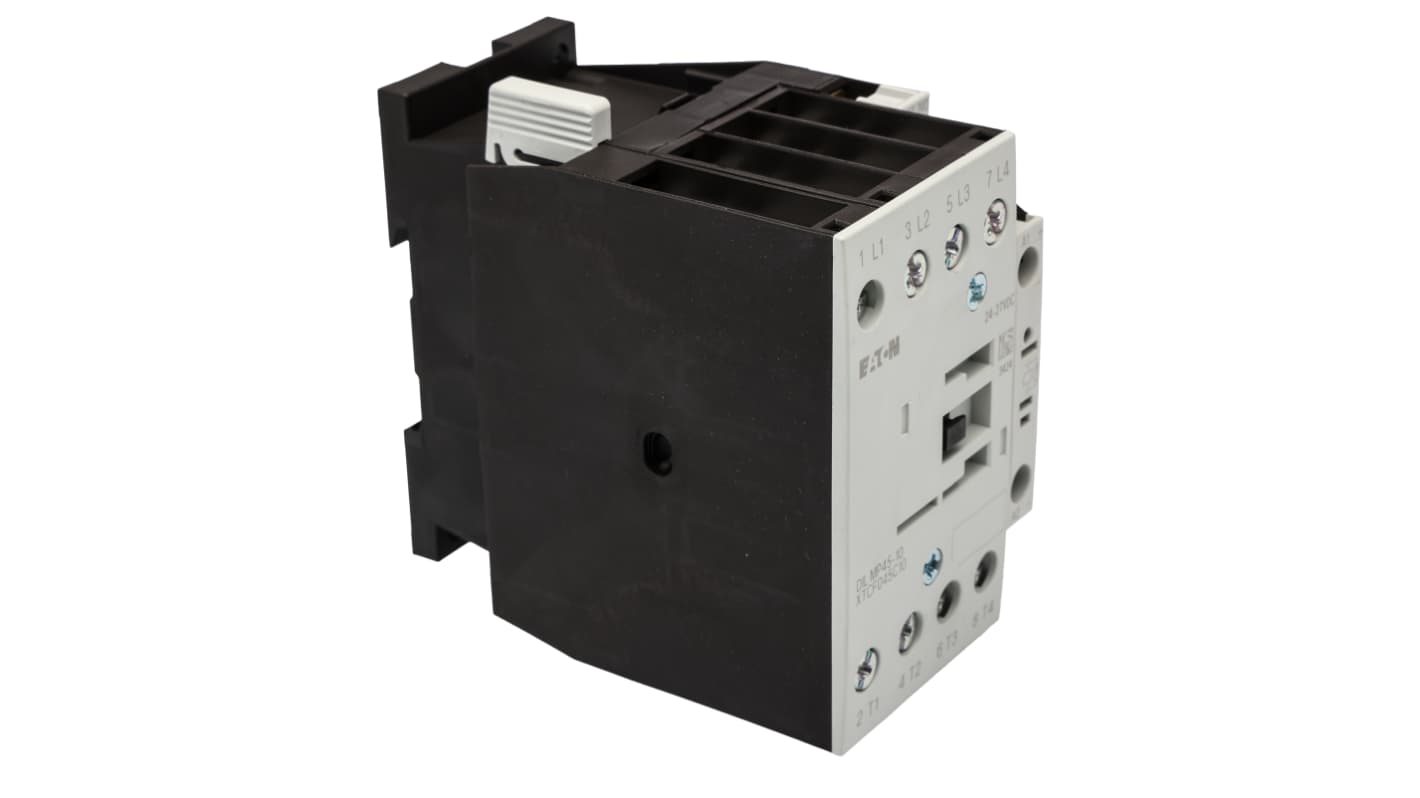 Eaton xStart Leistungsschütz 24 V dc-Spule, 4 -polig , 400 Vac / 45 A 11 kW 4 Schließer 1-Hilfskontakte