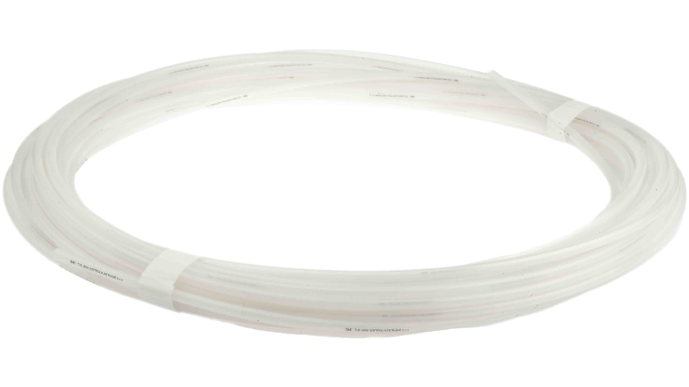Tubería de aire comprimido SMC de Poliuretano Transparente, diá. exterior 6mm, longitud 20m