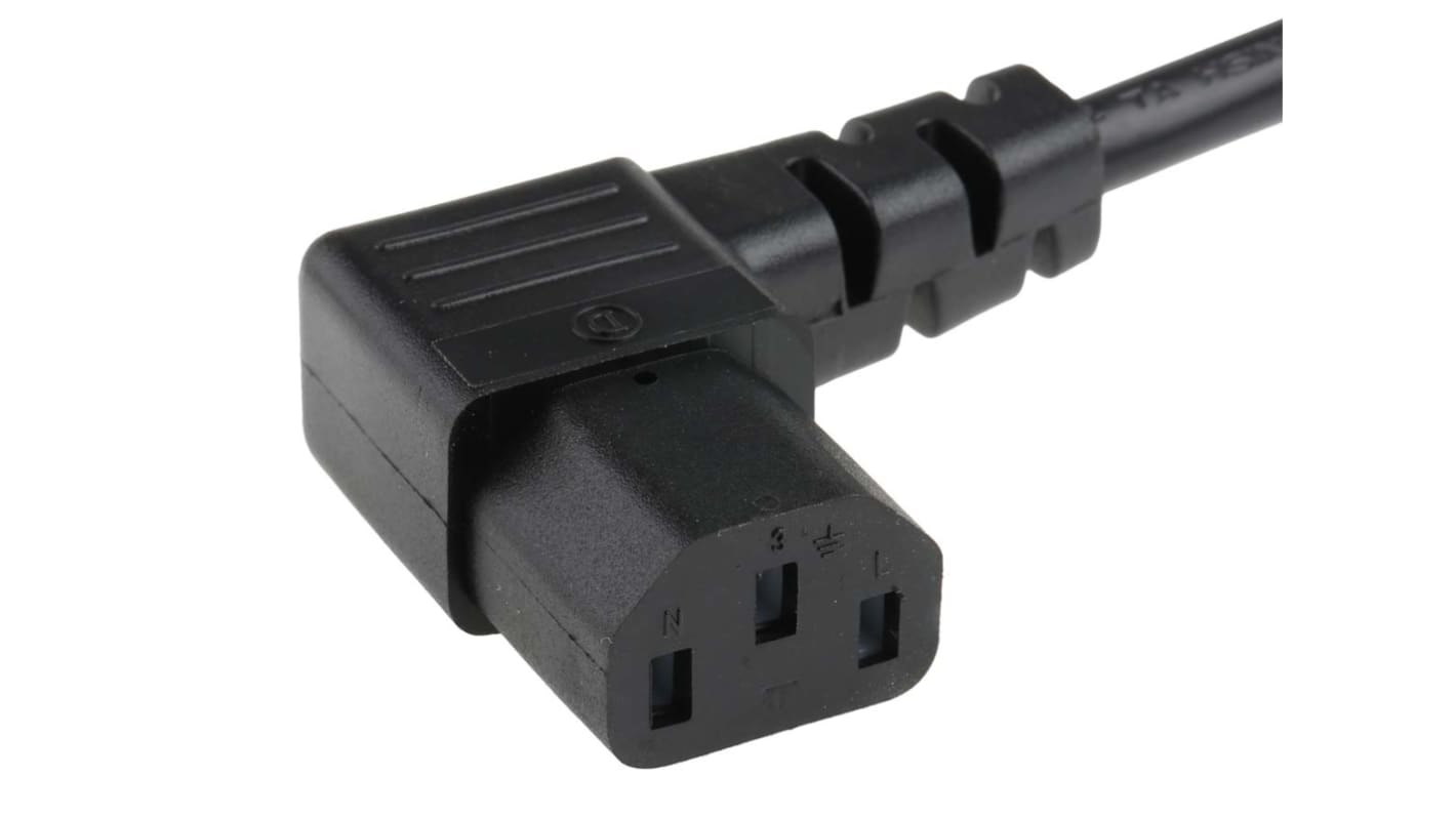 RS PRO IEC C13 Socket to Unterminated Power Cord, 2m