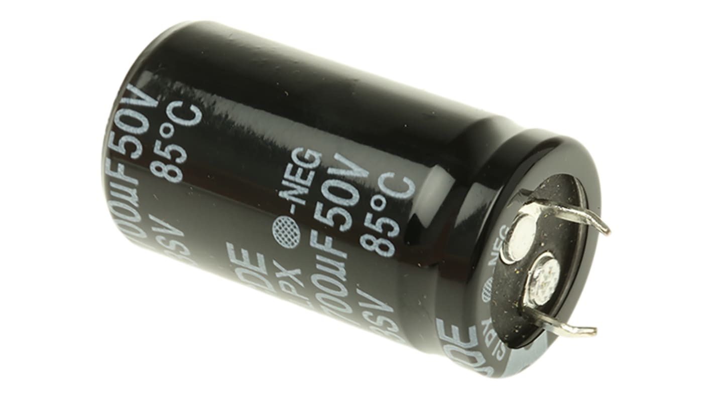 Cornell-Dubilier 4700μF Aluminium Electrolytic Capacitor 50V dc, Snap-In - SLPX472M050A7P3