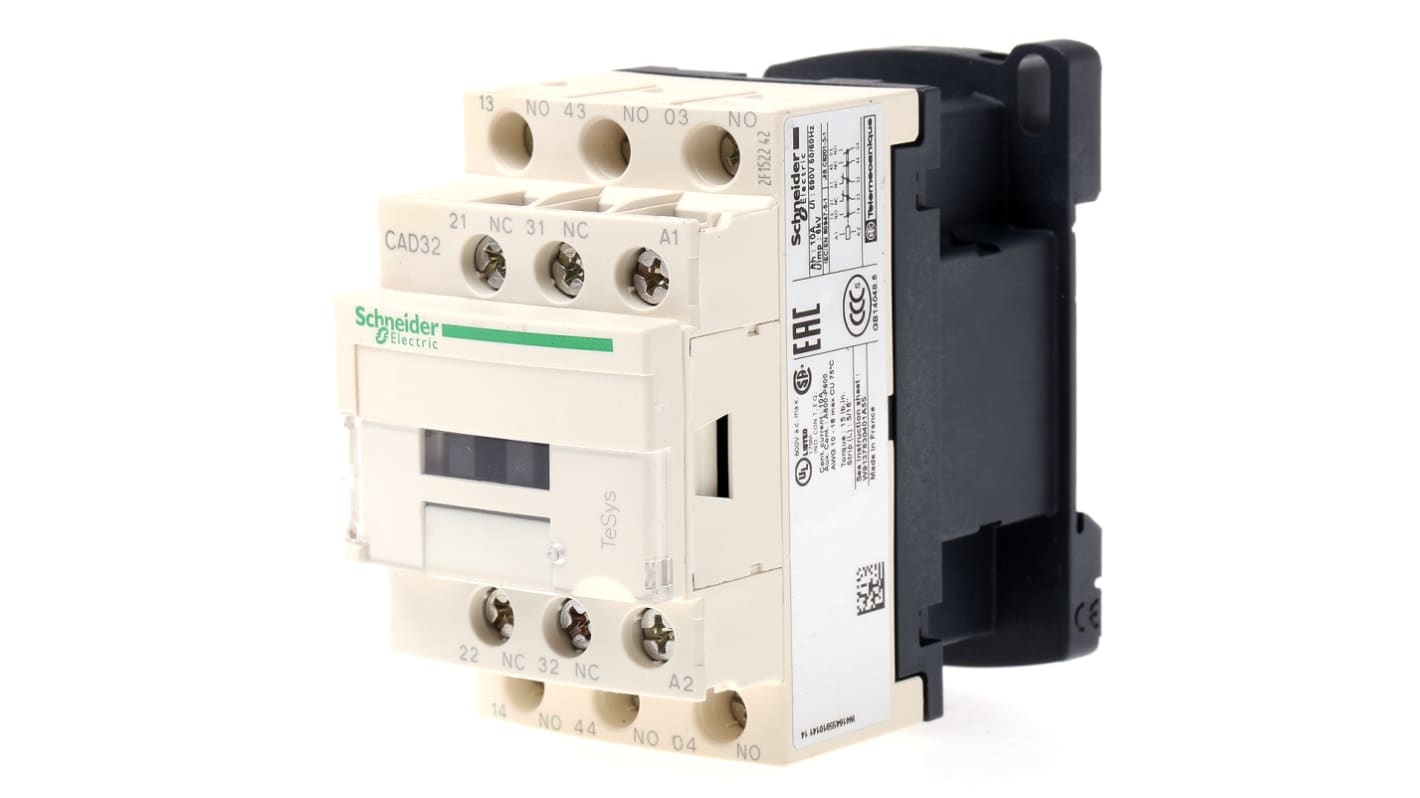 Schneider Electric TeSys CAD Leistungsschütz, 690 Vac / 10 A 2 Schließer + 2 Öffner