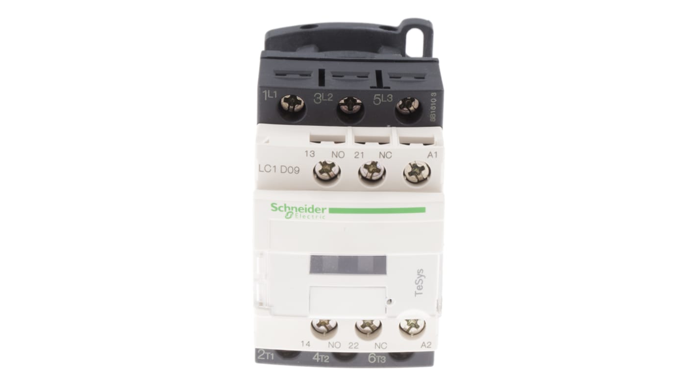 Schneider Electric TeSys D LC1D Leistungsschütz 110 V ac-Spule, 3 -polig , 690 Vac/dc / 9 A 3 Schließer 2-Hilfskontakte