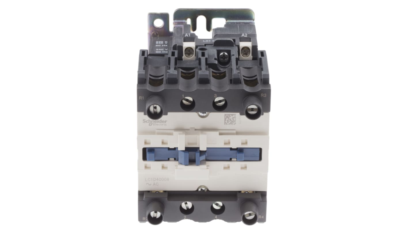 Stycznik 230 V AC Schneider Electric styki: 4 60 A 2NO + 2NC Śruba LC1D40008U7