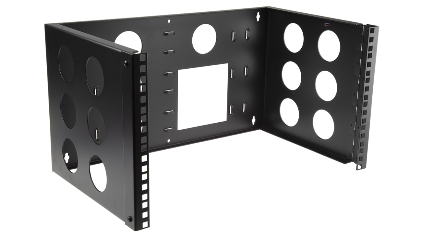 RS PRO 6U19-Inch Wall Cabinet, 黑色, 267 x 502 x 300mm