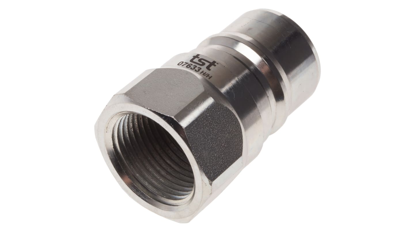 Raccord hydraulique rapide RS PRO, Mâle en Acier