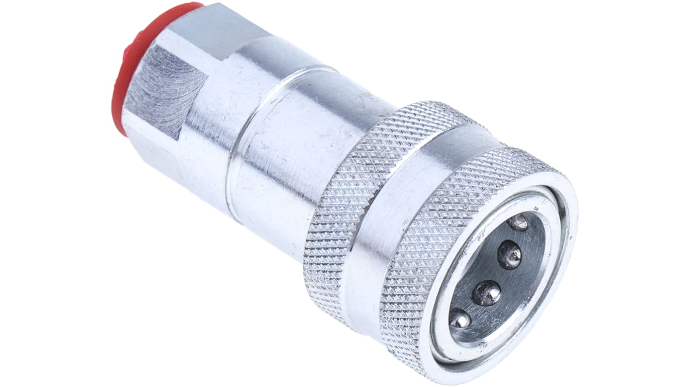 Raccord hydraulique rapide RS PRO, Femelle en Acier 3/8pouces