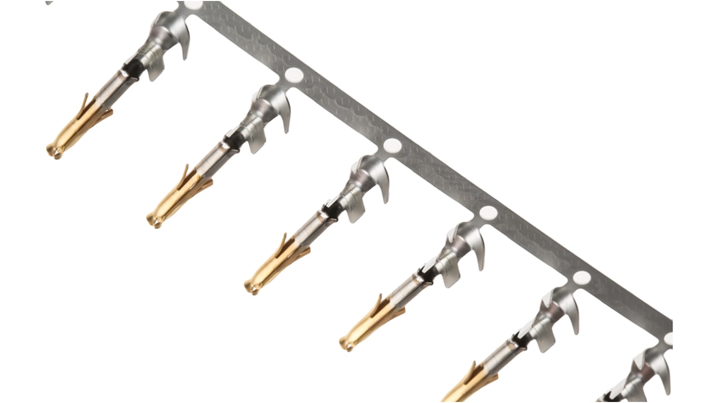 TE Connectivity Mini-Universal MATE-N-LOK Series Female Crimp Terminal, 20AWG Min, 16AWG Max