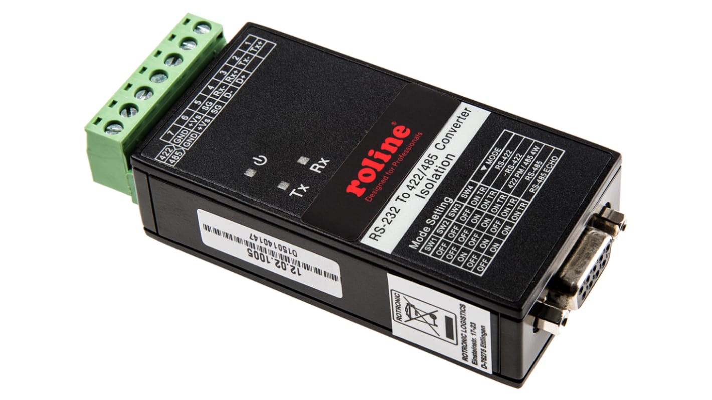 Convertisseur de signal Roline, Sub-D 9 broches vers Bloc de jonction