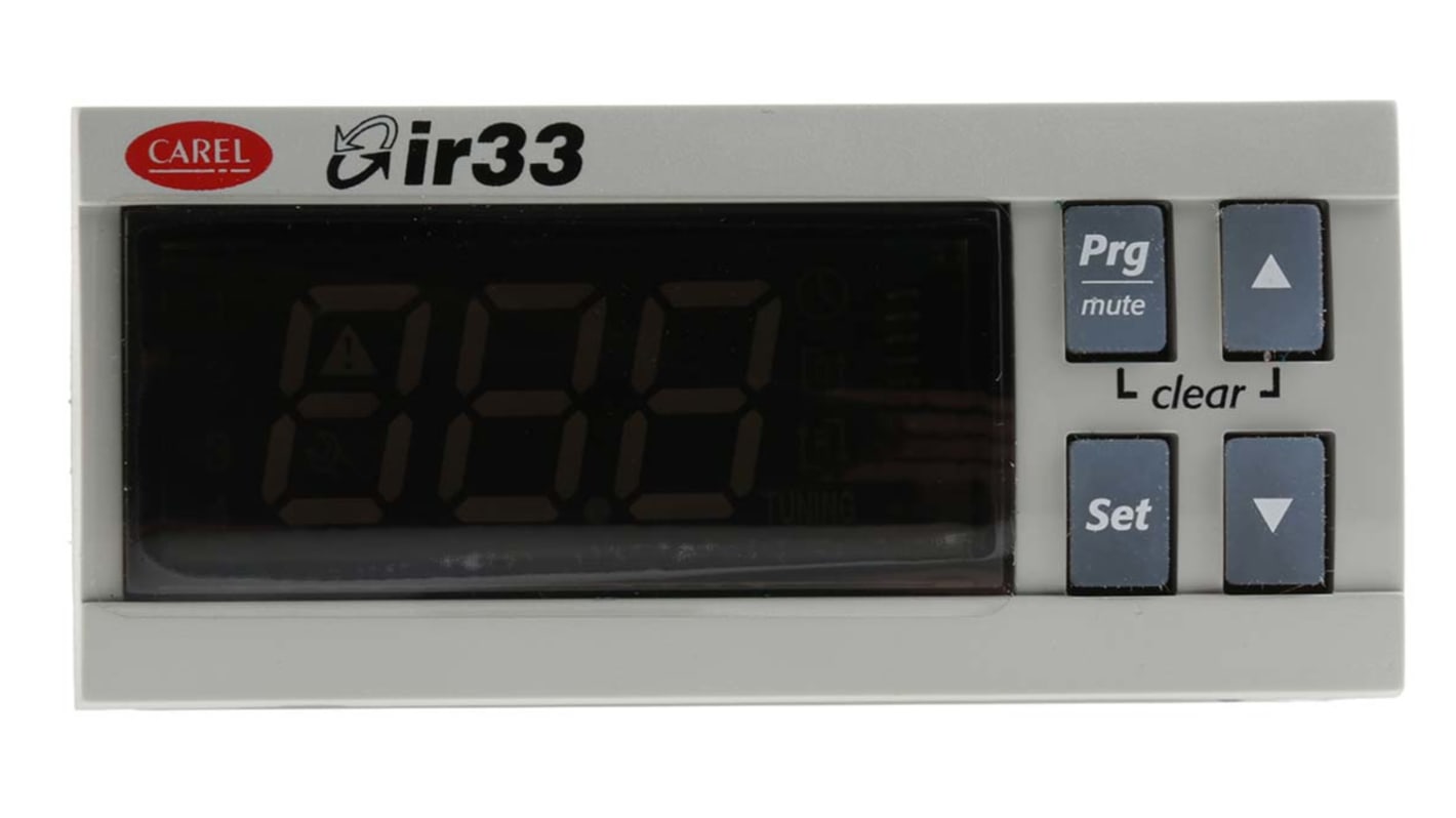 Rs-Online Termoregolatori PID Carel IR33 24 V ca/cc 76.2 x 34.2mm 4 uscite Relè