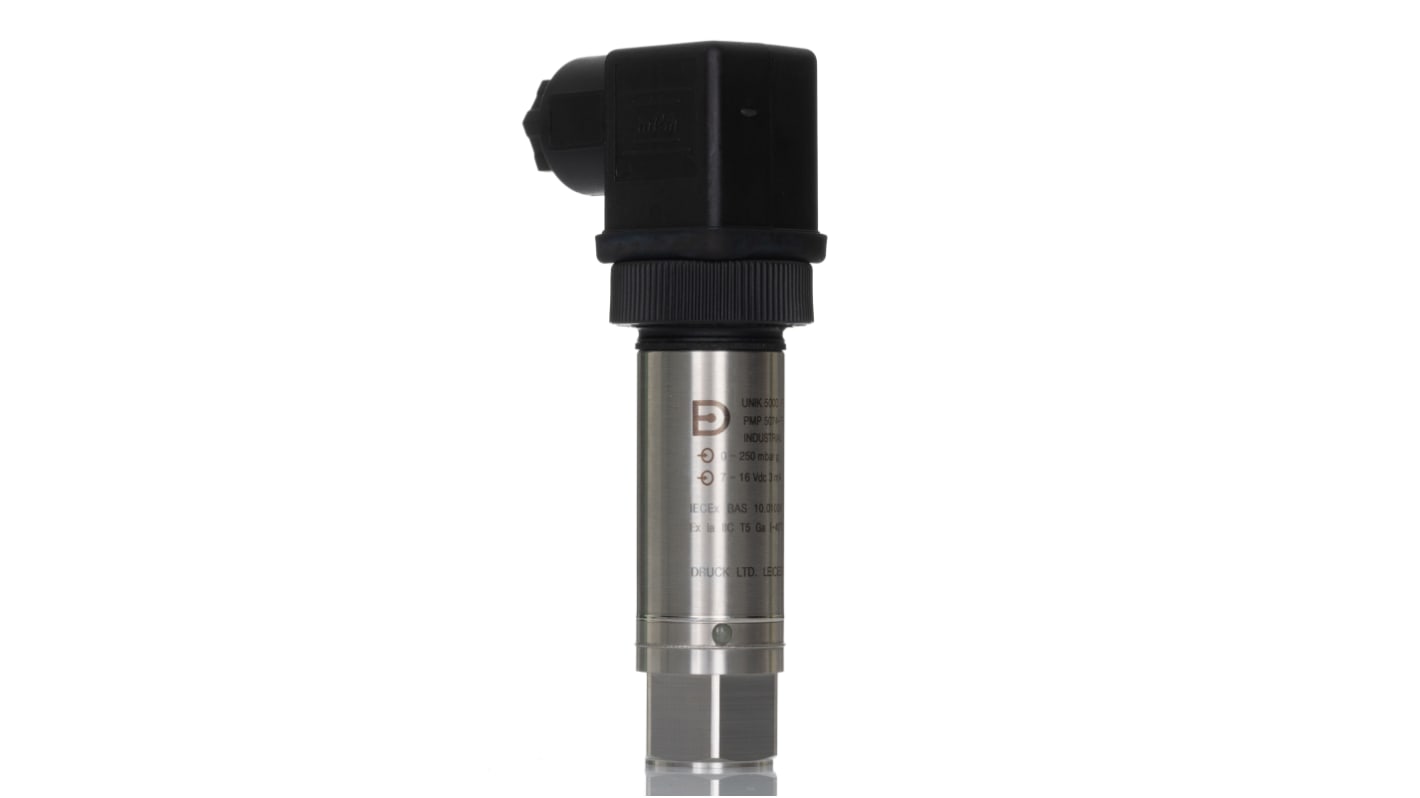 Druck unik 5000 Series Pressure Sensor, 0.25bar Max, Analogue Output, Relative Reading