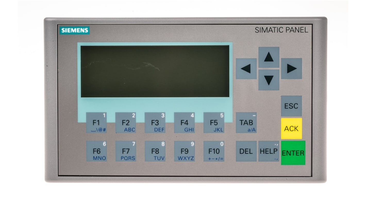 Siemens HMI面板, 3 in, FSTN, 512 kB板载内存, 24 V 直流, IP65, SIMATIC系列