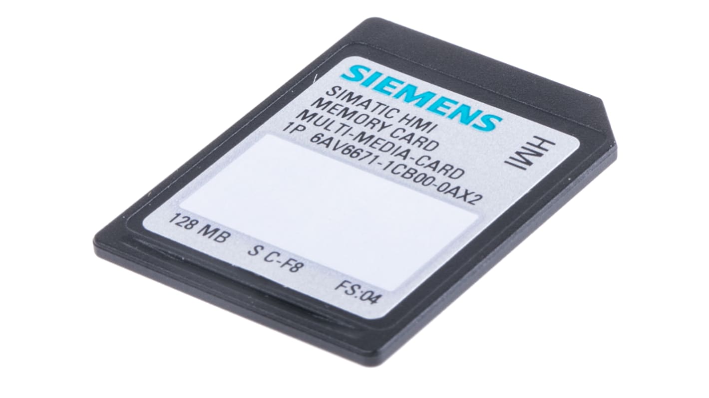 Siemens Memory Card For Use With HMI C7-635, Mobile Panel 177, Mobile Panel 277, Mobile Panel 377, OP/TP 177B, OP/TP 277