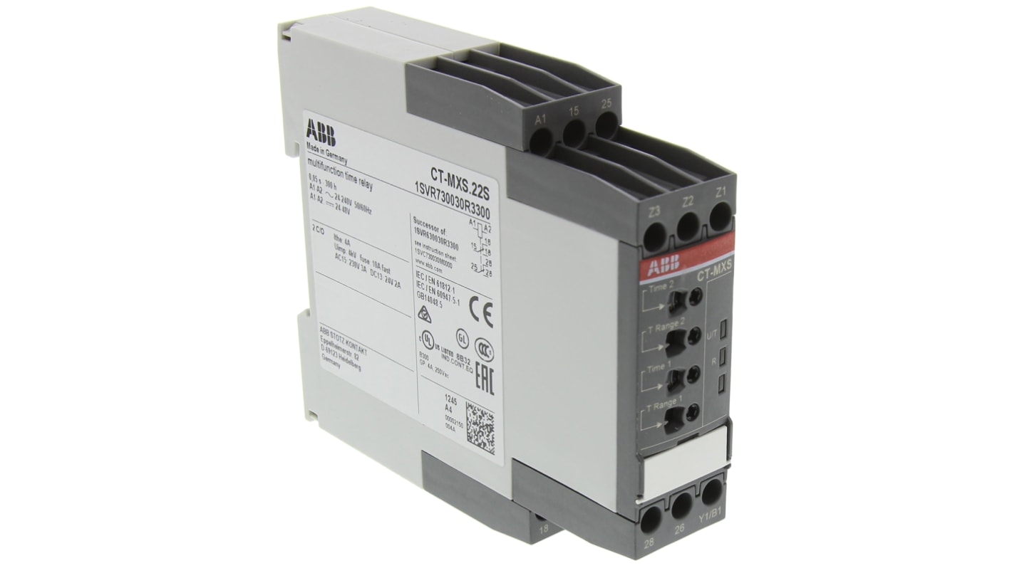 ABB タイマーリレー, 1SVR730030R3300 CT-MXS.22S