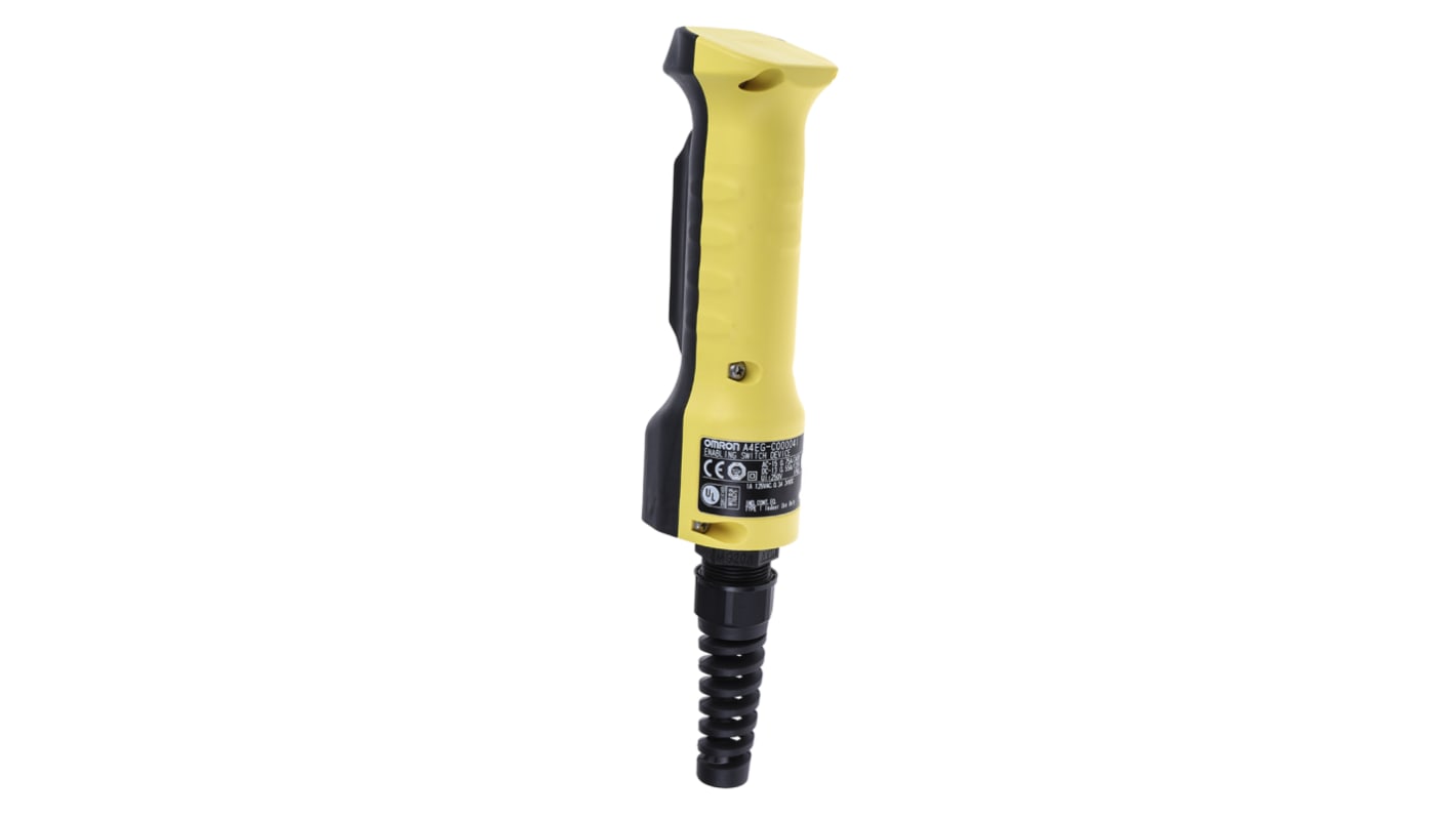 Omron 使能开关, A4EG系列, 2 常开 + 1 常闭, 塑料外壳, IP66