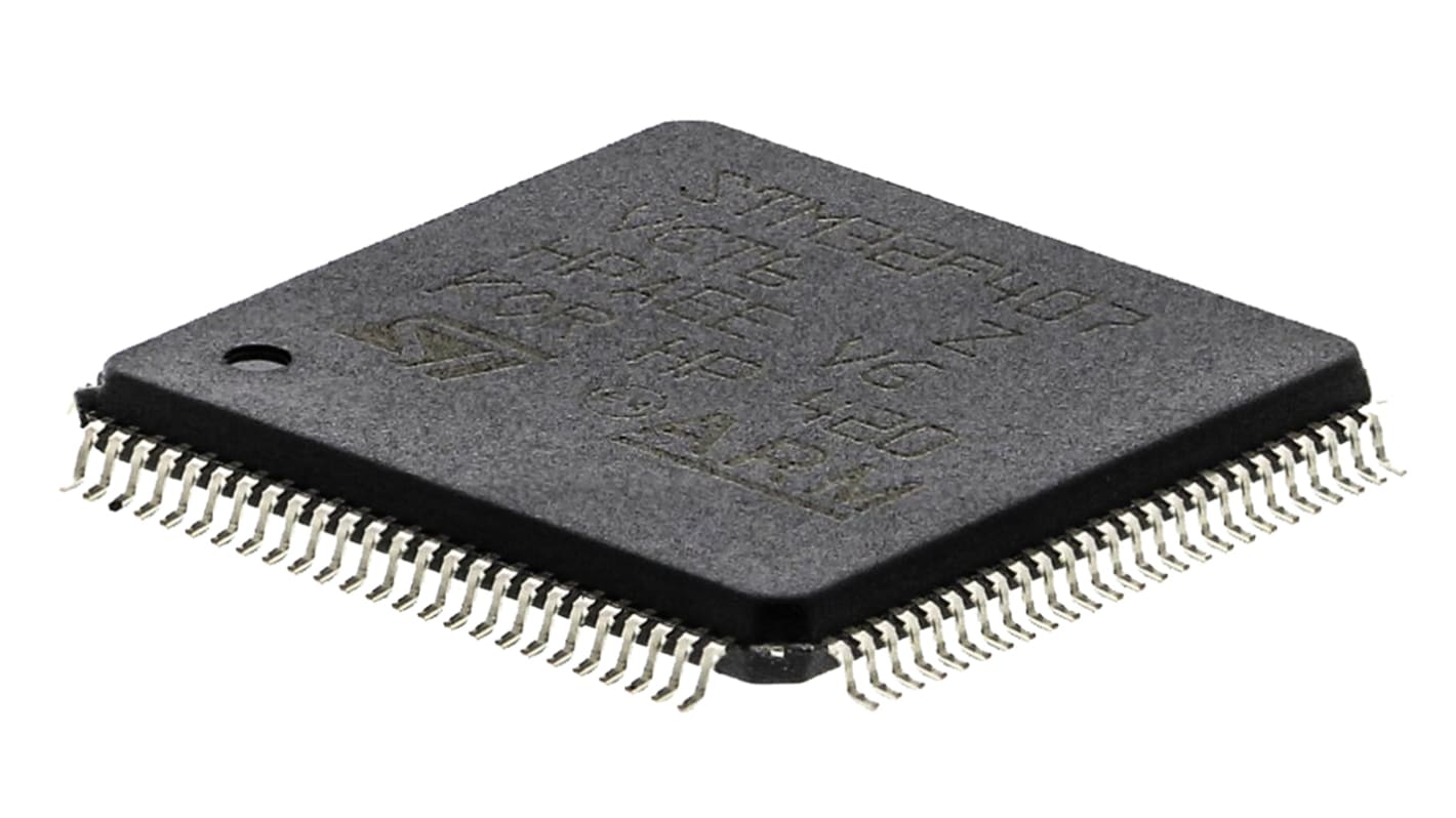 STMicroelectronics STM32F407VGT6, 32bit ARM Cortex M4 Microcontroller, STM32F4, 168MHz, 1.024 MB Flash, 100-Pin LQFP