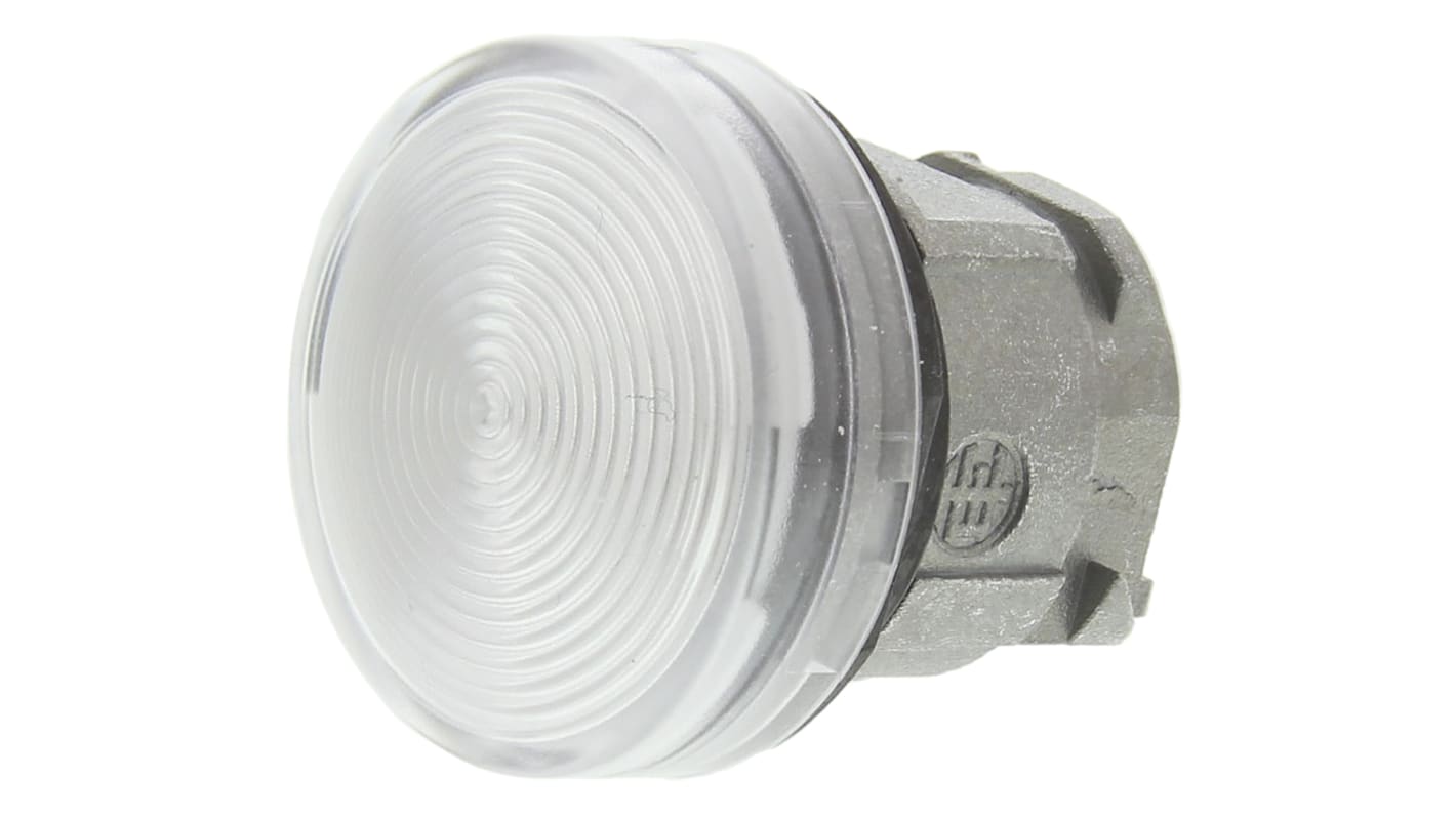 Schneider Electric White Pilot Light Head, 22mm Cutout Harmony XB4 Series