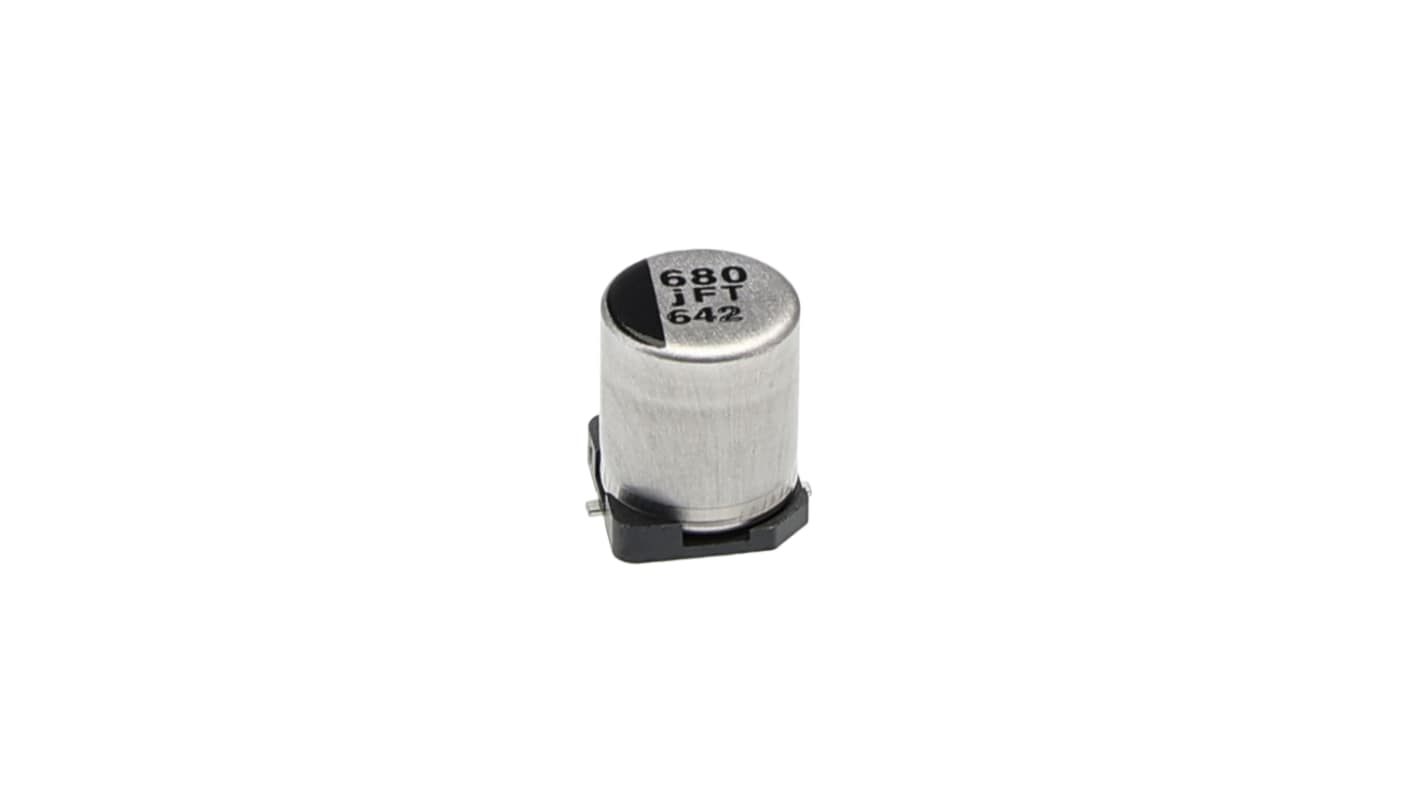 Panasonic 680μF Aluminium Electrolytic Aluminium Electrolytic Capacitor 6.3V dc, Surface Mount - EEEFTJ681XAP