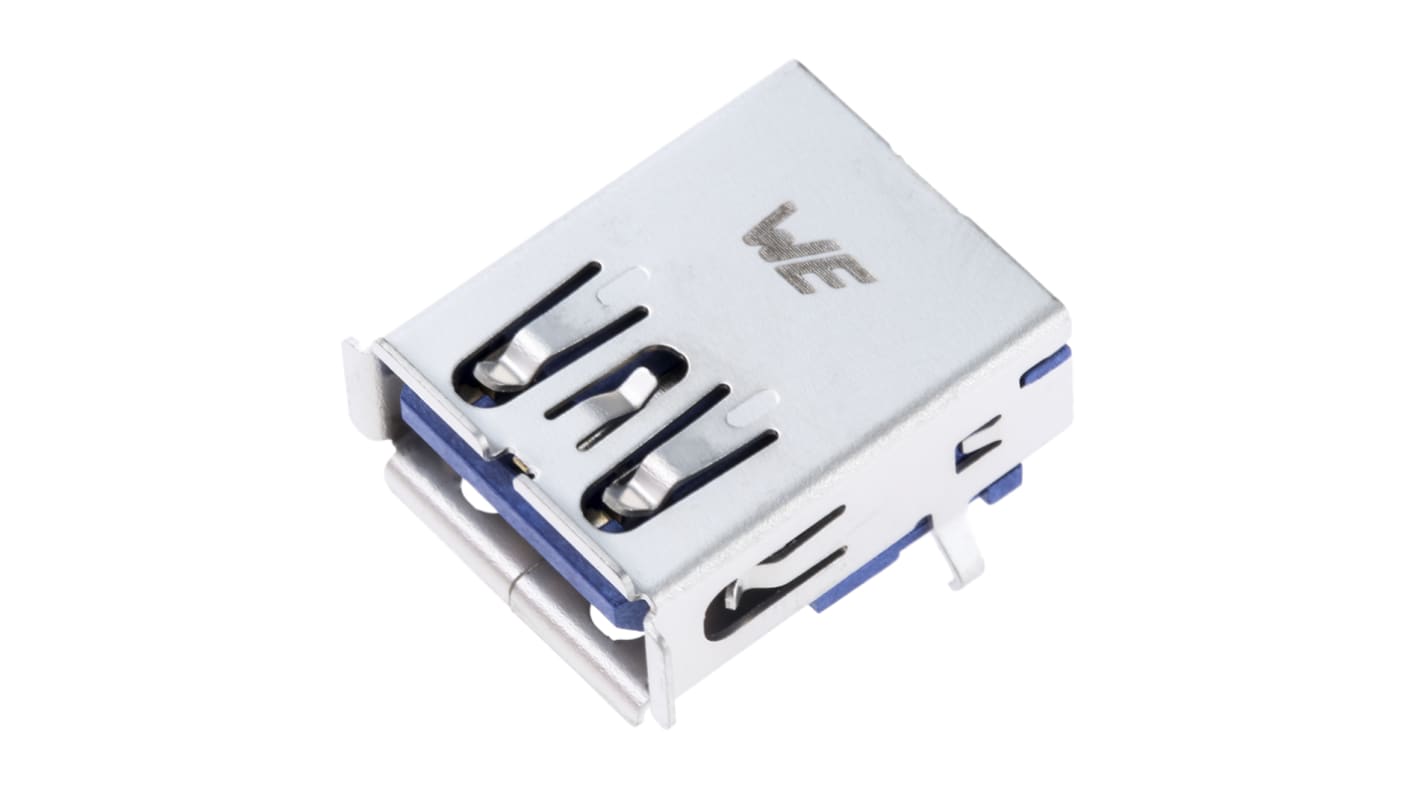 Connettore USB tipo A 3.0 Wurth Elektronik Femmina, Montaggio con foro passante