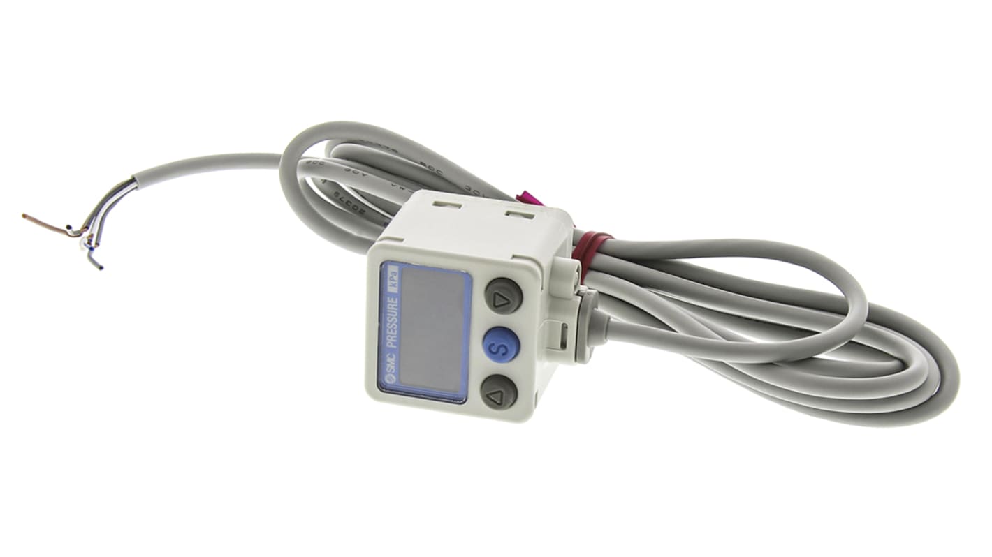 SMC Pressure Switch, 1bar Min, 100kPa Max, Analogue Output, Vacuum Reading
