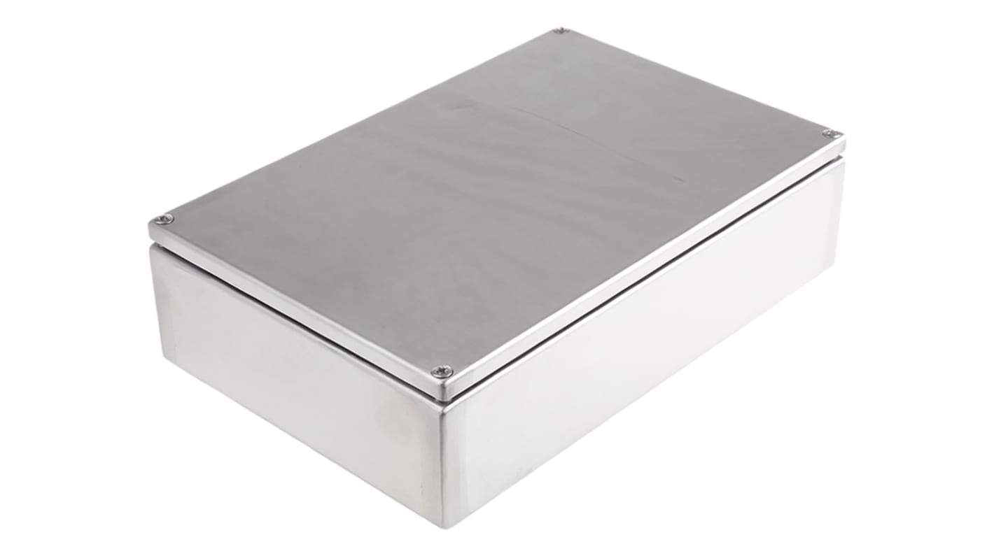 RS PRO 端子ボックス, ステンレス鋼, 未塗装, 300 x 80 x 200mm RS PRO 端子ボックス, ステンレス鋼, 未塗装, 300 x 80 x 200mm