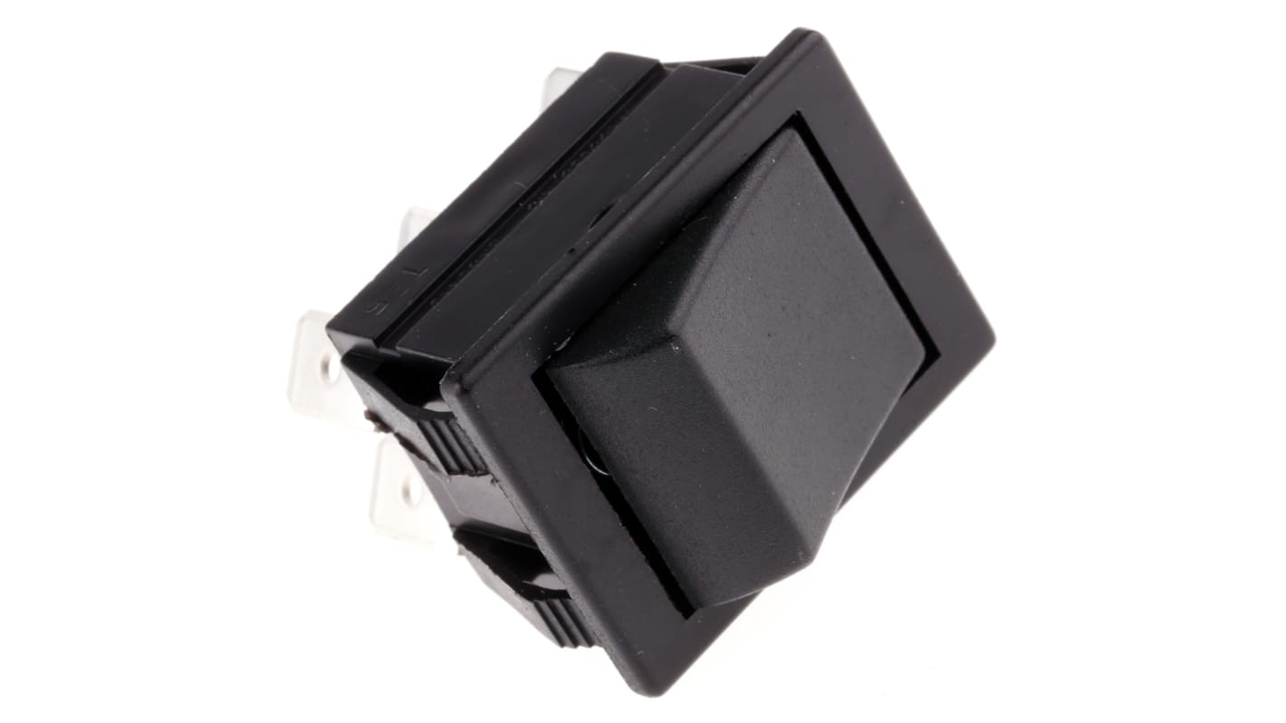 Arcolectric DPDT, (On)-On Rocker Switch Panel Mount