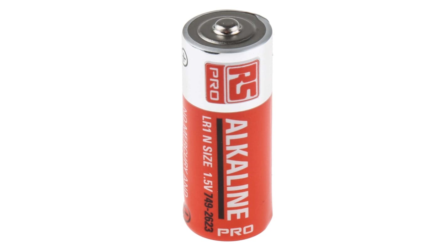 RS PRO Alkaline 1.5V, N Battery