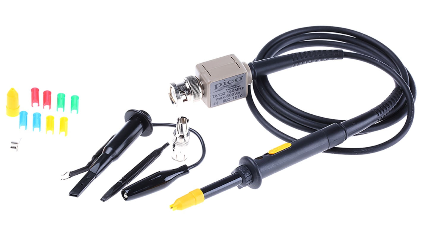 pico Technology 2000 Series PP821 Oscilloscope Probe, PC Oscilloscope Probe Kit Type, 150MHz, BNC Connector