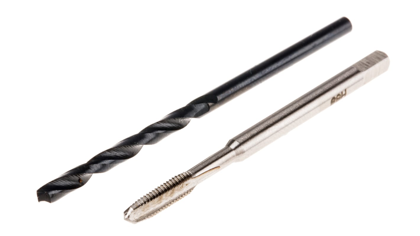 RS PRO Tap & Drill Set, M3 Thread, 0.5mm Pitch, Metric Coarse Standard, Hand Tap