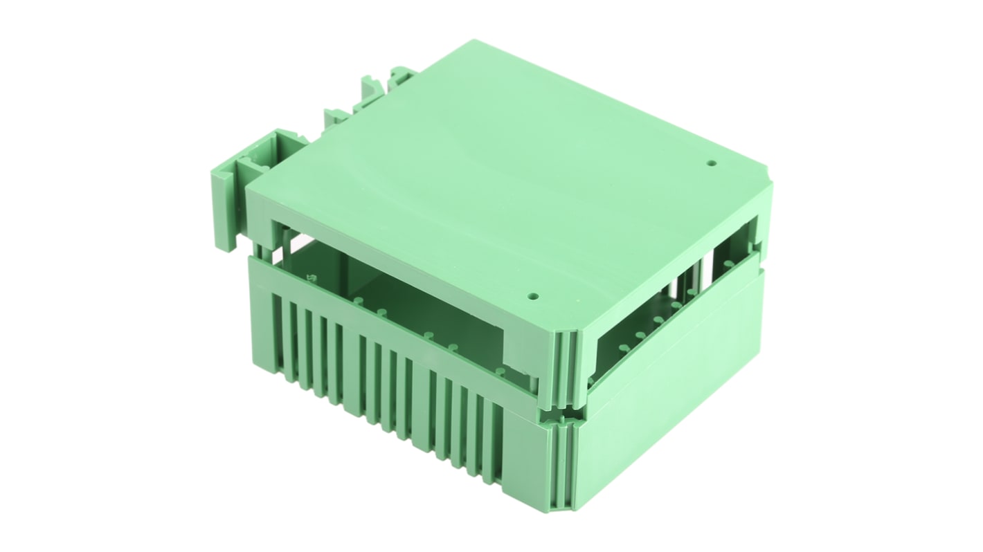 CAMDENBOSS Vertical Enclosure Type CVB Series , 45 x 82 x 90mm, Polycarbonate DIN Rail Enclosure