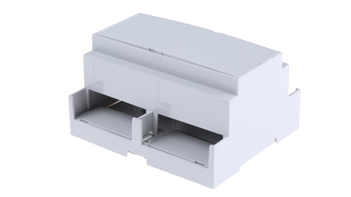 CAMDENBOSS DIN-Schienengehäuse, 106 x 58 x 90mm, Geh.Mat. Polycarbonat, Grau, Modulares Gehäuse, Serie CNMB