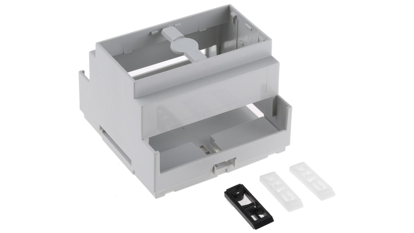 CAMDENBOSS Modular Enclosure Enclosure Type CNMB Series , 88 x 58 x 90mm, Polycarbonate DIN Rail Enclosure