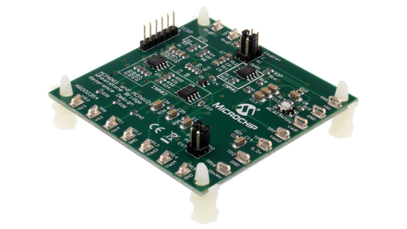 Diseño de referencia Puente de Wheatstone Microchip - ARD00354