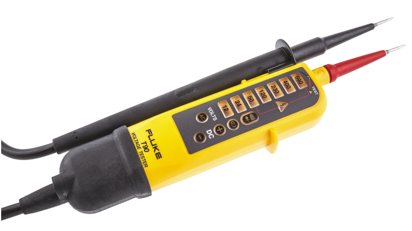 Tester di tensione Fluke, display Digitale, 690V ca/cc, IP54