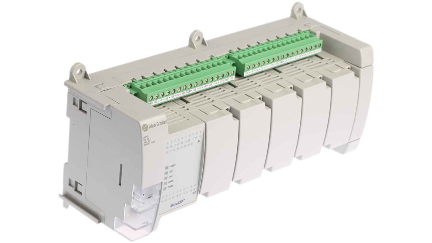 Unité centrale Allen Bradley, série Micro830, 28 entrées , 20 sorties , Numérique