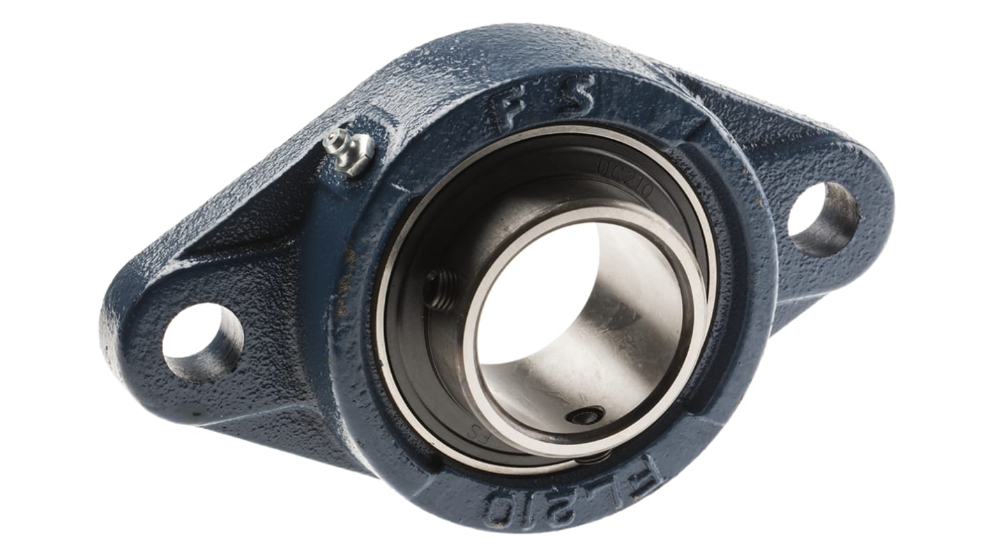 2 Hole Flange Bearing Unit 50mm ID