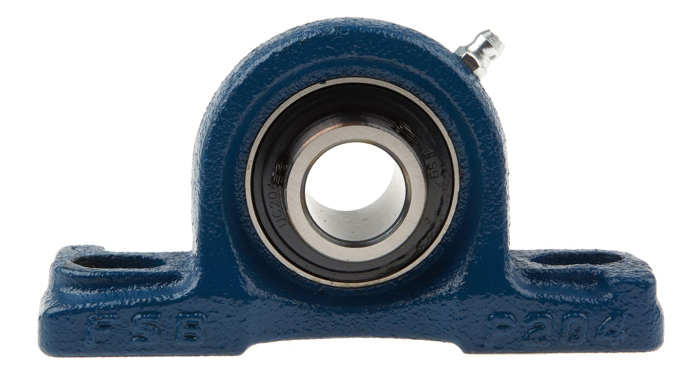 RS PRO Pillow Block Bearing 20mm ID