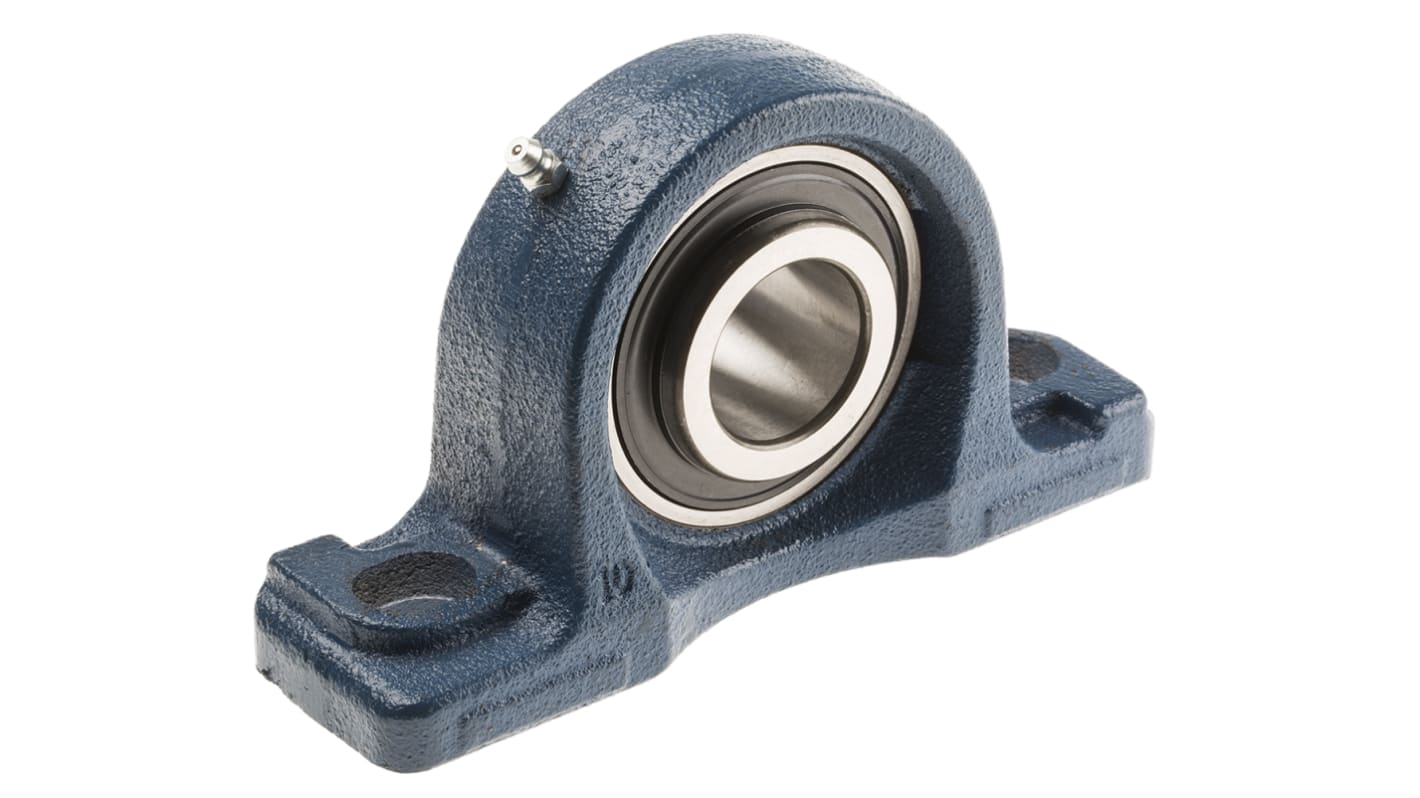 RS PRO 铸铁带座轴承, 31.75mm内径, 47.6mm中心高度, 92.87mm总高, 6-37/64in长, 21/32 in安装孔