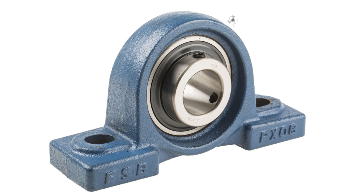 RS PRO Pillow Block Bearing -, 30mm ID