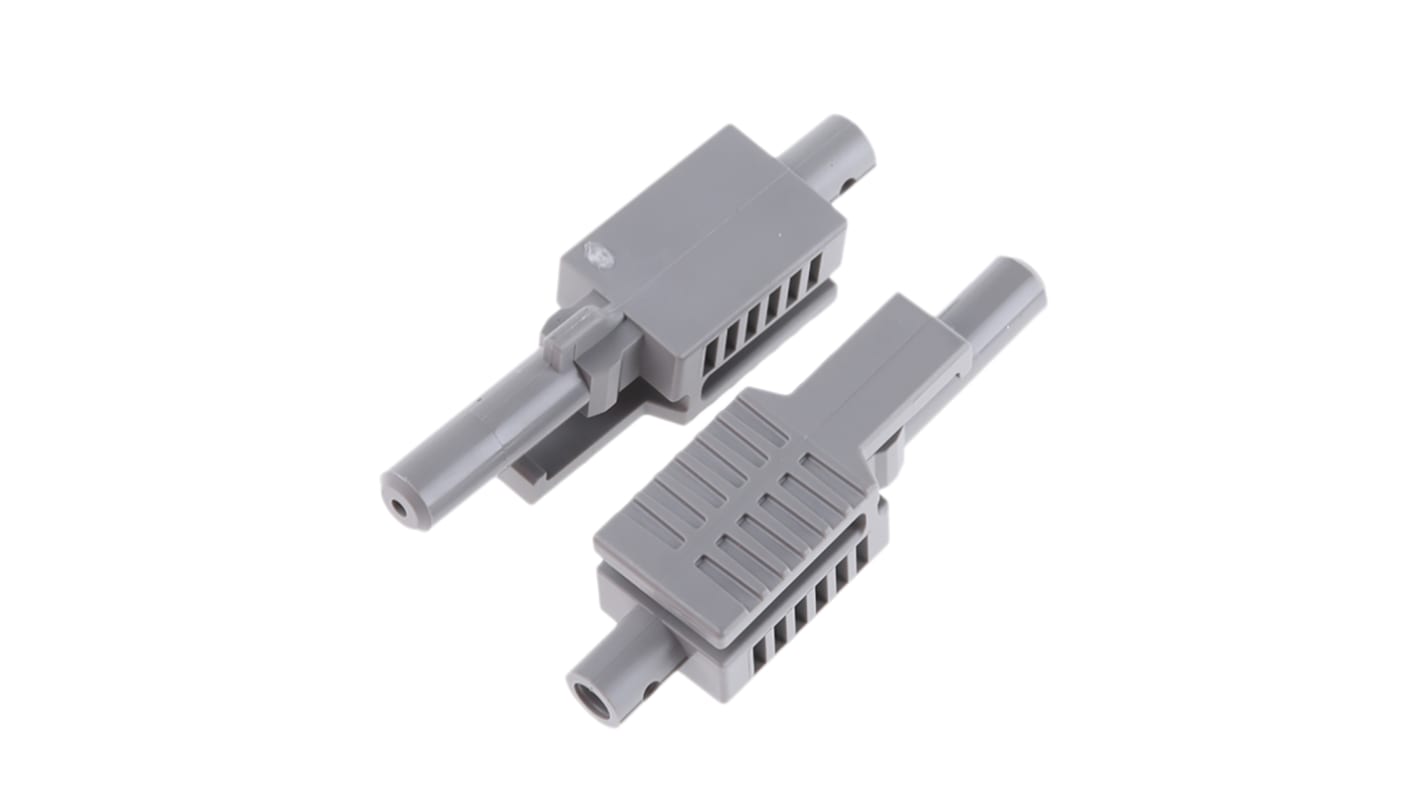 Conector de fibra óptica POF Broadcom serie HFBR, de color Gris, Símplex, para fibra de 1mm