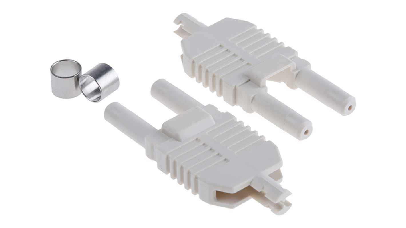 Broadcom, HFBR, POF Duplex Fibre Optic Connector 1mm Fibre Size