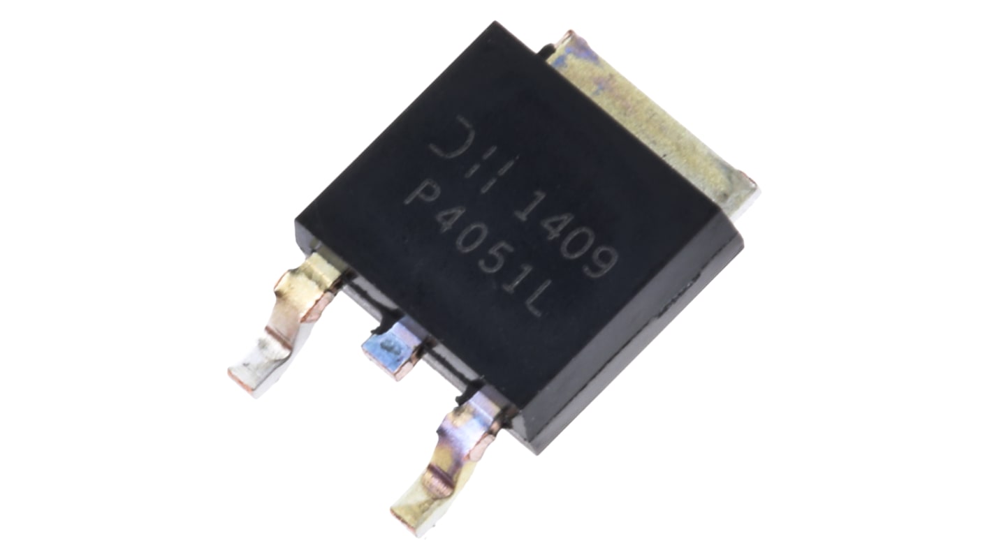 MOSFET DiodesZetex, canale P, 85 mΩ, 10,5 A, DPAK (TO-252), Montaggio superficiale