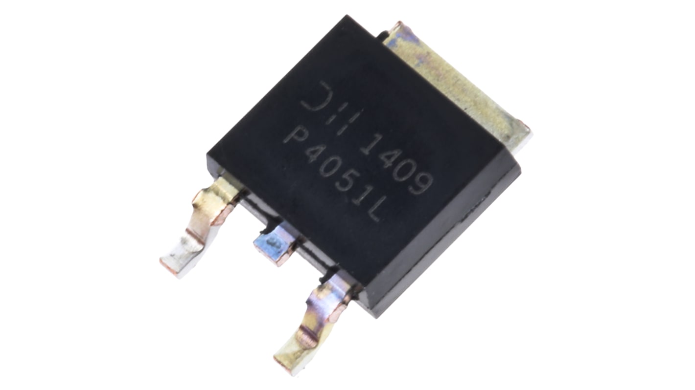 P-Channel MOSFET, 10.5 A, 40 V, 3-Pin DPAK Diodes Inc DMP4051LK3-13