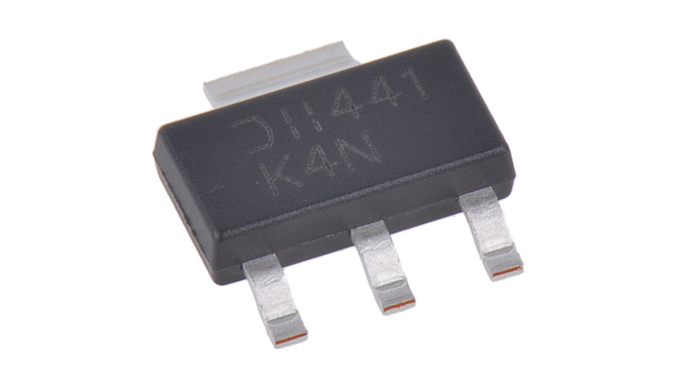 Diodes Inc DZT5551-13 NPN Transistor, 600 mA, 160 V, 3 + Tab-Pin SOT-223