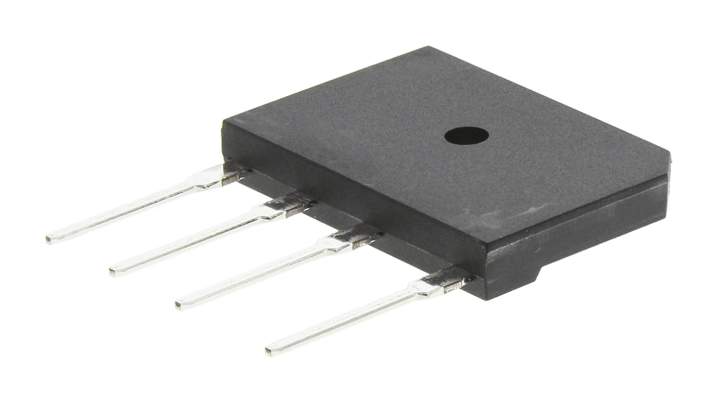 Diodes Inc Bridge Rectifier, 15A, 600V, 4-Pin