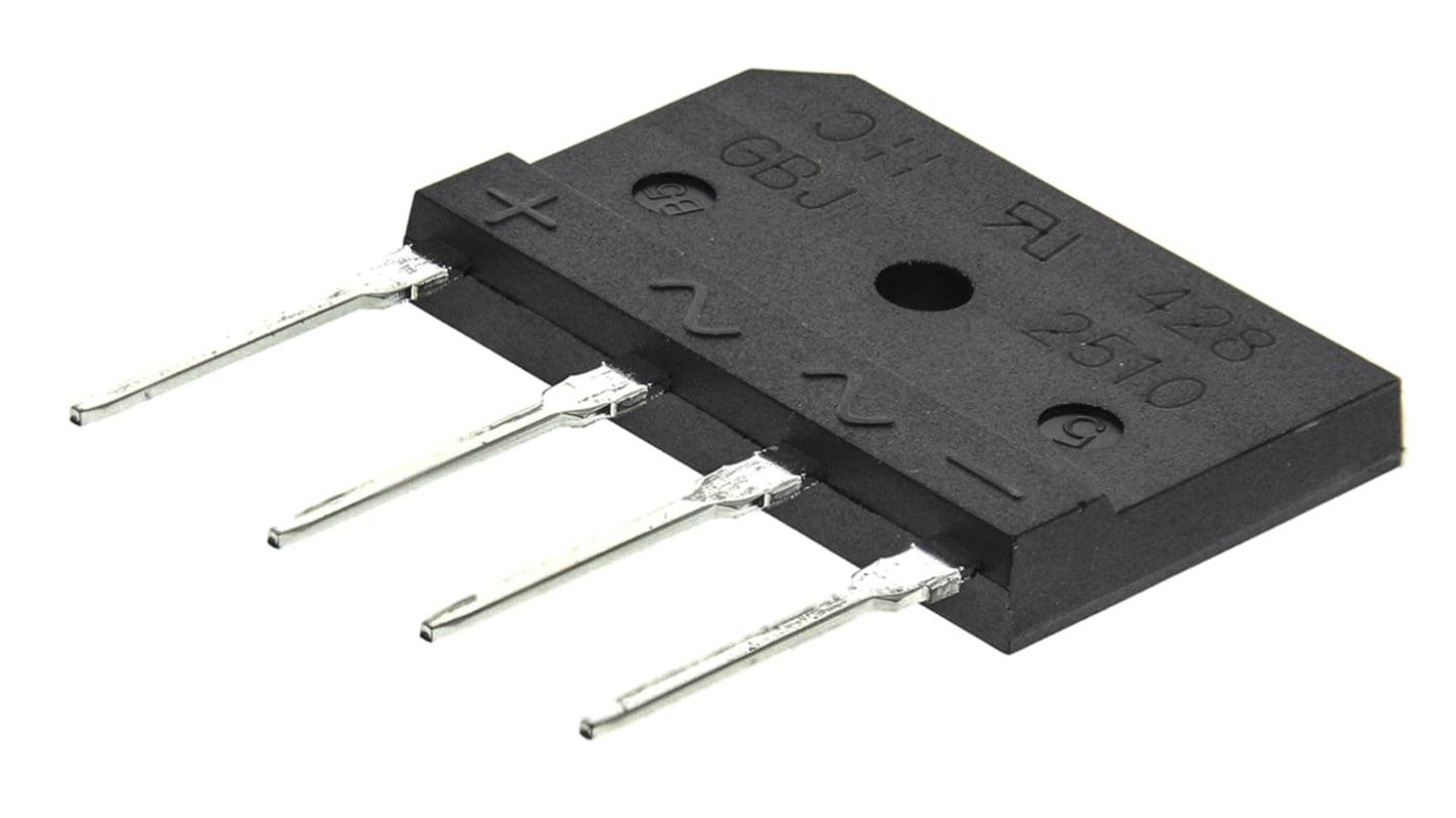 DiodesZetex 整流用 ブリッジダイオード 単相 25A, 1000V, 30.3