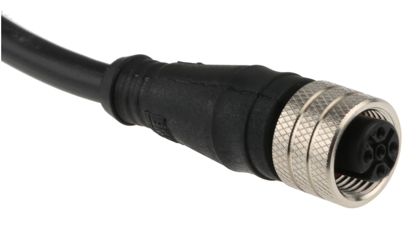 Brad from Molex Straight Female 5 way M12 to Unterminated Sensor Actuator Cable, 5m
