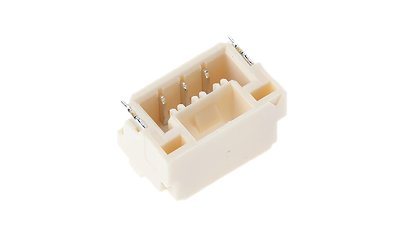 JST 3p排针 直角线对板连接器, 1.25mm间距, 1.0A, 50.0 V, SMT安装, GH系列