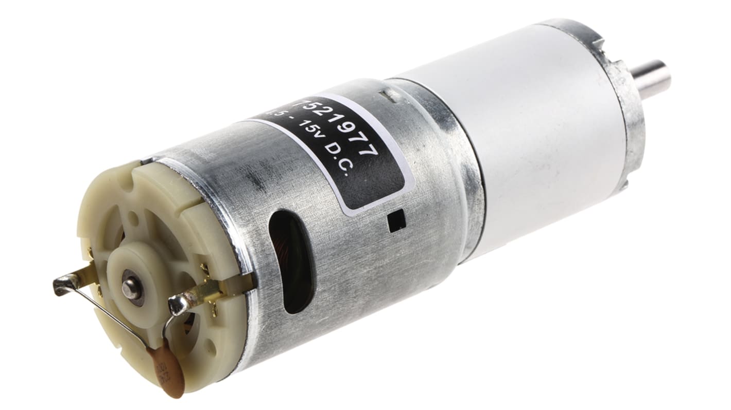 Motore c.c. RS PRO, 4,5 → 15 V c.c., 21,2 W, 6000 giri/min.